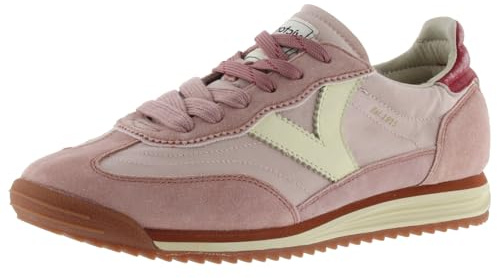 victoria Low-Top Unisex Saturno Nylon & Farbige & Spaltleder Teile & Gezahnte Sohle 1158104 für Erwachsene