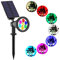 T-SUNUS Solar Spotlight, 7 LED Changing Color Solar Lights - Waterproof Outdoor Lights for The Yard Patio Garden Lawn,180ｰ Angle Adjustable, Auto-on/Off Ultra Bright Security Lights