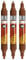 Molotow One4All Acrylic Twin Marker (Strichstärke 1,5 mm und 4 mm, hochdeckend und permanent) 3 Stück Farbe 092 haselnuss braun