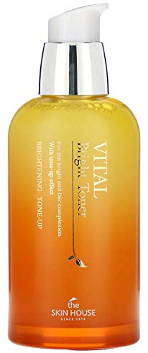 The Skin House Vital Bright Toner - Acai-Beeren, Zitrone - Gesichtstoner - 130 Milliliter - Aufhellung, Feuchtigkeitspflege - 0.01 ounces