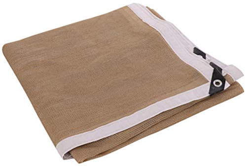 Beige Sonnenschutznetz 2x2 M aus Pe für Terrasse und Garten