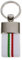 Schlüsselanhänger Flagge Italia. Schlüsselanhänger Canvas Italien Flagge (Blau und Weiß)