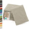 ZOLLNER 10er Set Waschlappen - weiche und saugstarke Waschhandschuhe - waschbar bis 95°C - Baumwolle - 16x21 cm in Cappuccino