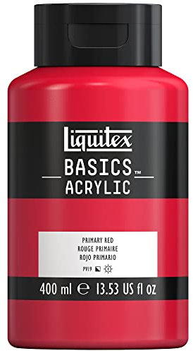 LQX BASICS ACRYLIQUE 400ML POT ROUGE PRIMAIRE ROW