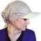QingHUImao Basecap Damen Baseball Cap Waschbar Hut Slouch Mütze, leicht und weich, Longbeanie, Unisex Sommer Kopftuch Strand Bandana Meer Sonne Sonnenschutz Mütze Baseballkappe (Weiß, OneSize)
