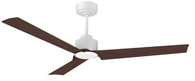 Ventilador de techo Sulion 075818 Anne Blanco mate/madera oscura
