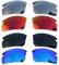Acefrog Lot de 4 paires de verres polarisés de rechange pour lunettes de soleil Oakley Flak 2.0 OO9295, ajustement parfait, incassables, anti-rayures, lot de valeur, Multicolore, taille unique