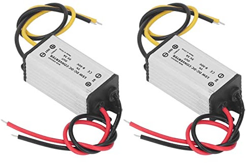 DROK DC Stabilizzatore Convertitore 9 V A 36 12 V, Regolatore di Tensione Impermeabile 5 60 W per Display LED LCD Auto