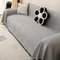 FANSU Sofabezug L Form 1 2 3 4 Sitzer, Elegant Sofaüberwurf Decke Ecksofa Universelle rutschfeste Couch Bezug Sofaschoner Sofa Decken Couch Überwürf Einteiliger Sofabezug (Grau,180 * 380cm)