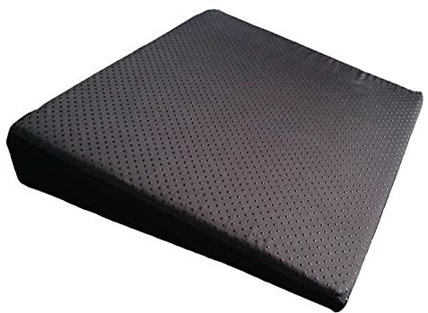 Tiga-Med Sitzkissen | Anti-Rutsch Premium Sitzkeilkissen | extra stark & formstabil | 3 Farben | waschbar | Auto Sitz Kissen | Sitzerhöhung | No Slip Keilkissen (Schwarz)