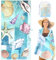 LEcylankEr Strandtuch XXL 180x90 Strandtuch Mikrofaser für Herren Damen Anti-Sand Schnell Trocknend Strandhandtuch Groß für Strand/Poolside/Strandstuhl (Muscheln)