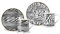 KARACA Zebra in Savanna Turkish Coffee Cup Set for 2 People - 4 Piece Coffee Cups with Saucers - Small Porcelain Espresso Cups Set - Ideal for Serving Arabic Coffee, Greek Coffee (100ml)