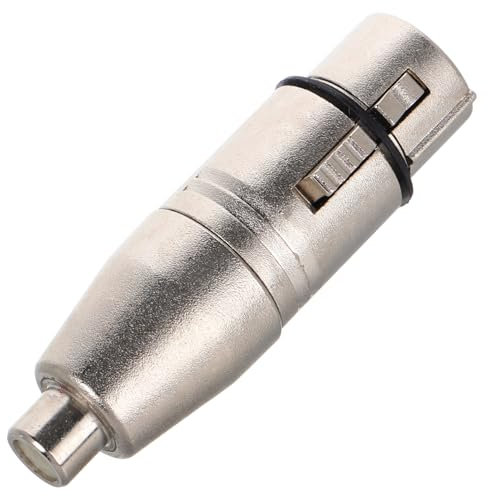 VICASKY Audio-koppler auf Buchse Adapter Aus Zinklegierung für Langlebigkeit für Mischpulte und Rekorder