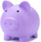 H&W Lila Sparschwein,Unzerbrechliches Sparschwein für Kinder,Niedliche Münzbank,Plastikspardose,Beste Geburtstagsgeschenke Heimdekoration