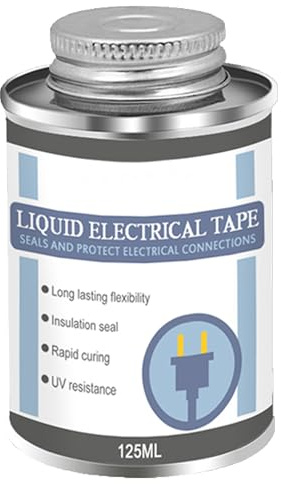 Liquid Electrical Tape - Anti-UV Dry Waterproof Liquid Insulating Rubber Coat | 125ml Fireproof Cable Repair Paste | Insulation Glue for Electronic Components, Electrical Equipment