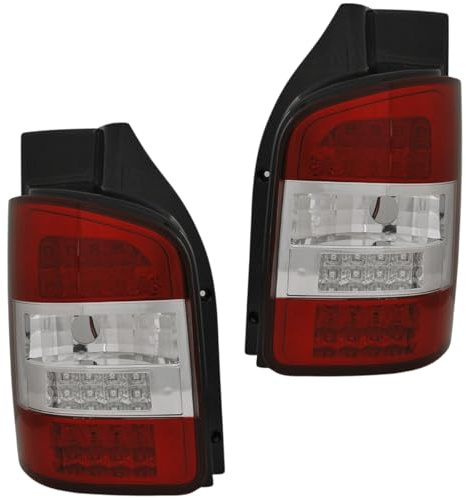 CR-Lights LED Rückleuchten Set Rot für VW T5.2 GP Transporter 2010–2015 Doppelflügeltüren
