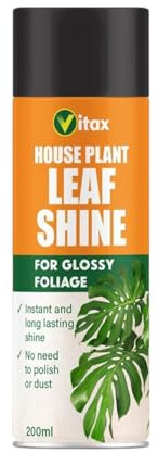 House Plant Leaf Shine Spray 200ml -Instant Long-Lasting Gloss for Foliage Enhances Shine on Philodendron Ficus Monstera Schefflera & Croton Leaves No Polishing or Dusting Required