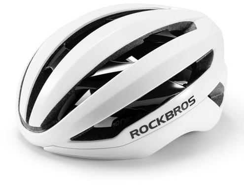 ROCKBROS Fahrradhelm Damen Herren, Rennradhelm Cityhelm mit Magnetverschluss, Leichter Verstellbar Mountainbike MTB Helm mit Belüftungssystem, Abnehmbares Innenfutter, 58–62 cm