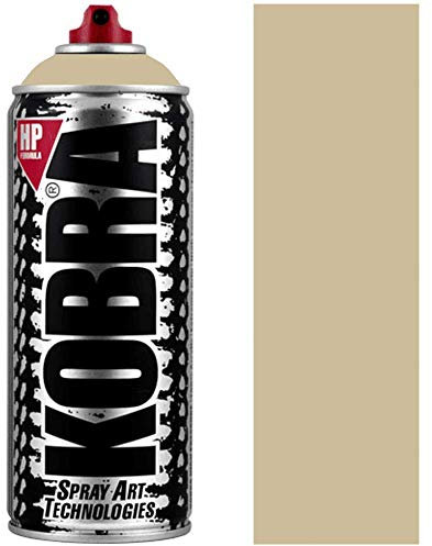 Kobra HP Spray Paint - Matt Finish, Acrylic, 400ml Can - Colour: HP620 Tortora