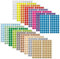 Finest Folia 1800 Klebepunkte nummerierte PVC-Kreise 1-100 15mm 100 je Farbe Aufkleber Folie selbstklebend R083