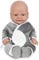 Vollence 36 cm Ganzkörper Silikon Reborn Babypuppe Junge,Vollsilikon Babypuppes, Lebensechte Reborn Babypuppen - Junge