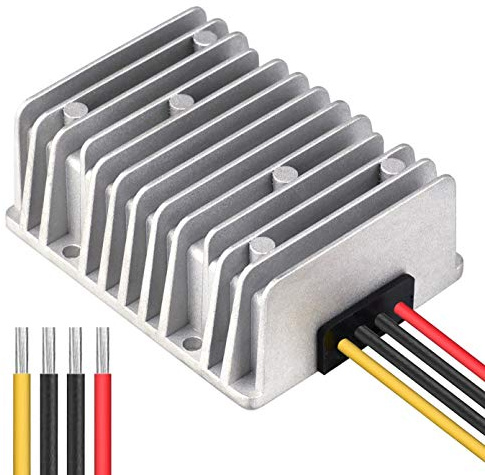 Cllena DC 36V 48V Step Down auf 12V 30A 360W Spannungsreduzierer Konverter, wasserdichter DC/DC Buck-Transformator Netzteil