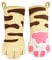 Ofenhandschuh Lustiger Katze Hitzebeständiger Kochhandschuh Grillhandschuhe Anti-Rutsch Baumwollhandschuh Backofenhandschuh für Kochen Backen Grillen