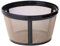 Outil de maille en métal permanent réutilisable pour filtre à café avec panier et style de 10 à 12 tasses, sans BPA, noir et or 62mm / 2,44 'Durable et utileProfessionnel