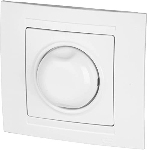 Unterputz Drehdimmer 1000W, All-in-One, Serie M1 reinweiß