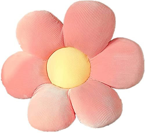 Zinsale Niedliche Blume Bodenkissen Blumenkissen Dekokissen Indie Room Decor Kissen für Teens Mädchen Plüsch Stofftier für Kinder Leseecke Schlafzimmer