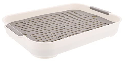 Mipcase Boîte Toilette De Lapin Pot Anti-Chute Poty De Lapin Anti- Automne Toilettes pour Animaux De Compagnie Pot De en Plastique Litière pour Rats Clôture De Chat PP Blanche