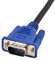 Ruilogod Monitor 15 Pin VGA maschio al maschio m/m prolunga cavo cavo cavo cavo a filo 70 cm lungo