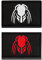 Zcketo 2 Stück Militärische Taktische Patches für Film Predator Totenschädel-Kopf-Alien Verschlüsse Stickerei Lustige Moral Emblem-Tags für Indoor Collect oder Outdoor-Aktivität