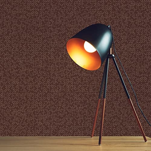 TADESSI WTD Carlo M1-No.1602 Papier peint intissé Motif géométrique Rouge/doré