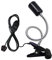 Clip on Desk Light Socket Metal Clip on Light Flexible Neck Clip Lamp Holder 220CM Clip on Bedside Light E27 Clamp Lamp for Reading, Indoor Plant Light, Black Dimmable (No Bulb)