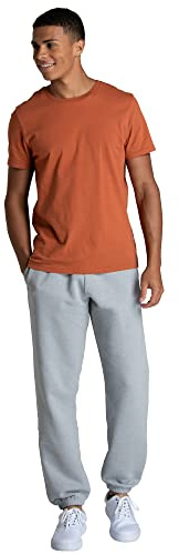 Fruit of the Loom Eversoft Fleece Elastic Bottom Sweatpants with Pockets, Relaxed Fit, Moisture Wicking, Breathable, Mineral Grey Heather, M