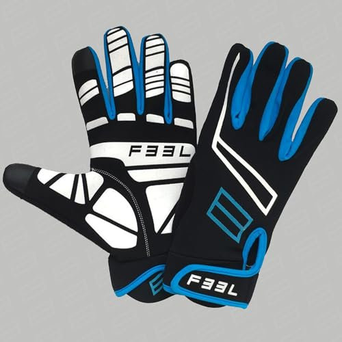 SR2 Sim Racing Guantes (S, azul)