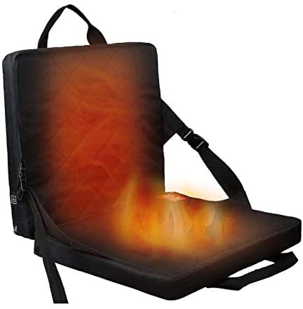 WEGRt Beheizbare Stadionsitze für Zuschauertribünen mit Rückenstütze, tragbar, beheizbar, 3 Wärmestufen, klappbare Sitze (mobiles Netzteil Nicht im Lieferumfang enthalten)