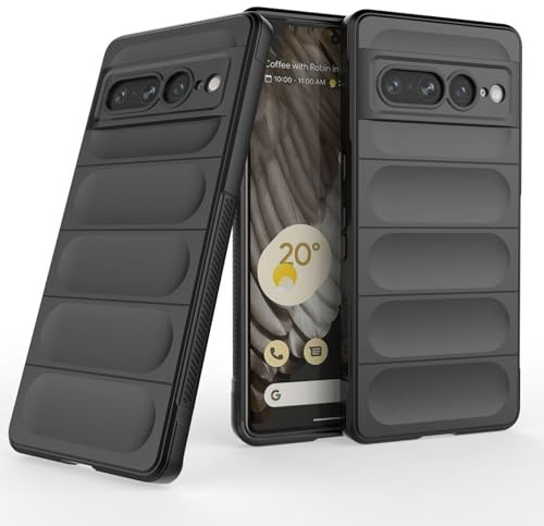 betterfon Handyhülle kompatibel mit Google Pixel 7 Pro | TPU Silikon Bumper Case | Outdoor Schutzhülle mit Stoßschutz | Schwarz