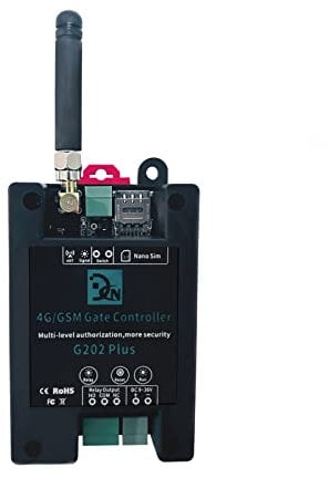 Splenssy 4G/GSM G202Plus Tor Controller, drahtloser GSM Toröffner mit Fernbedienung, der regelmäßige Benutzer autorisiert, Wird Nicht von der APP Steuerung unterstützt