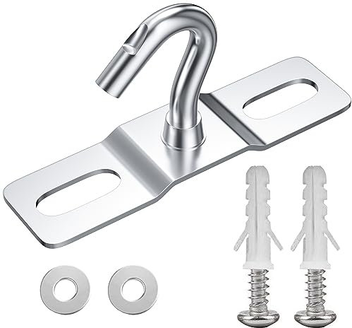 DDHOMIN 6 PCS Ceiling Hooks,Metal Light Chandelier Hanging Hooks