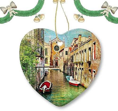 Weihnachtsschmuck Italien Ölgemälde Dekorative Hängende Ornamente Keramik Geschenk für Freunde Familie
