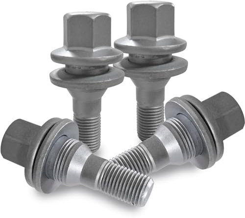 4PCS Wheel Bolts Nuts, for Peugeot Tire Screws 206 207 308 407 Citroen wheel bolts C2 C3 C4 C5, Thread M12 x 1.25
