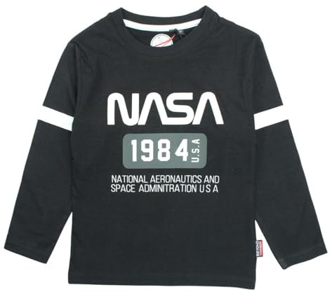 Nasa Boys' T-Shirt - 12 Years Black