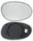 Außenspiegelglas Rückfahrglas Spiegel für Smart Fortwo Coupe 450 2004-2007, Oben Beheizbar Satz Rechts Links Passend Fahrer- und Beifahrerseite,right-1pcs