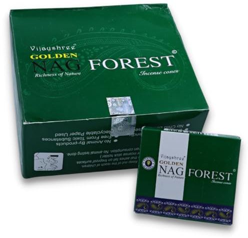Räucherkegel LAVISA, Meditation, Aromatherapie, Duft, Atmosphäre für Zuhause, Satya, Goloka, Golden Nag