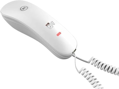 BT Duet 210 Gondola Corded Landline House Phone In White - 061125 (Renewed)