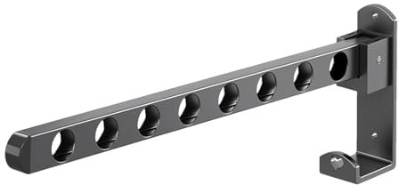 Alwida Wand-Kleiderständer, Wandtrockner, Wandtrockner, Wandtrockner, zusammenklappbar, zusammenklappbar, für Badezimmer, Waschküche