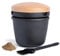 TOMO Cast Iron Spice Grinder - Manual Pepper Mill for Herb, Spice, Salt Grinding - Mortar and Pestle Set