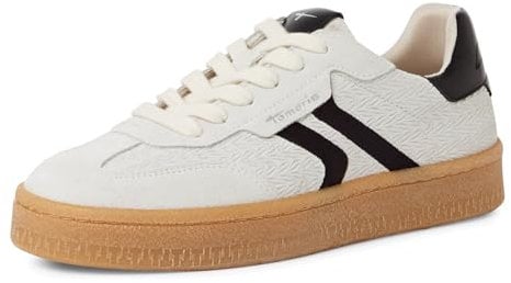 Tamaris Damen Klassische Ballerinas, Frauen Flats,Comfort Lining,TOUCHit-Fußbett,Slip-ons,klassisch elegant,Ballerinen,Ivory,36 EU